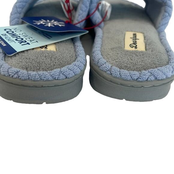 DearForms Memory Foam No Sweat Comfort Terry Cloth Slippers 5/6 - Picture 4 of 7